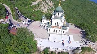 Россия Крым Форос Церковь Воскресения Христова 4K (DJI Phantom 3 Pro)