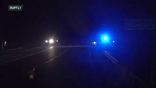 Live from Poland-Belarus border checkpoint as migrants crisis continues