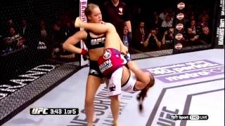 Женские бои без правил.Ronda Rousey .Очень ЖЁСТКО.