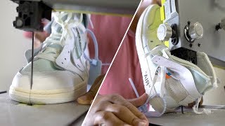 Whats Inside Off White Jordans (CUTTING SNEAKERS)