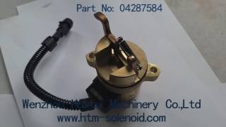 04287584 24V Diesel Engine Parts Stop Solenoid for Deutz
