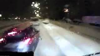 Видео ДТП в Минске. Пожарные въехали в тойоту