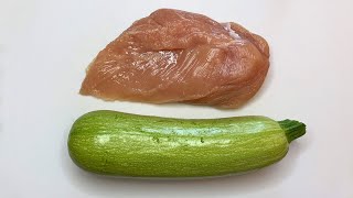 Как приготовить соте из КАБАЧКОВ и куриного филе