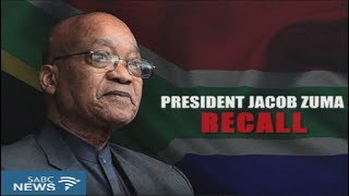 President Zuma's recall Part 2