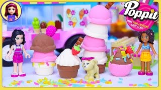 Poppit Mini DIY Icecream Lego Friends Create Silly Play - Kids Toys