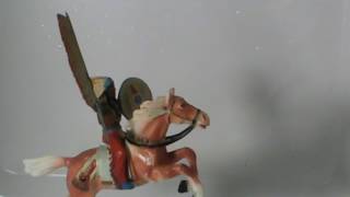 Солдатики Игрушки Индейцы ГДР.Сидящий Бык.Sitting Bull.Toys soldiers .Wild West . Indians / Cowboys