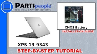 Dell XPS 13-9343 (P54G001) CMOS Battery How-To Video Tutorial