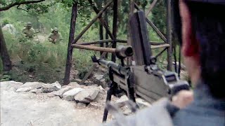 日軍偷襲國軍基地，哪料國軍士兵的機槍正對準他們！ ️抗日