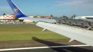 Landung in Male, Malediven mit Condor B767 Flug DE1326