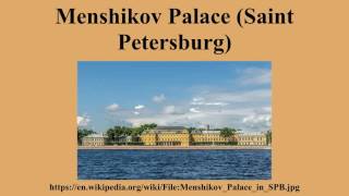 Menshikov Palace (Saint Petersburg)