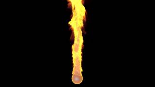Fire simulation demo [Cinema 4D]
