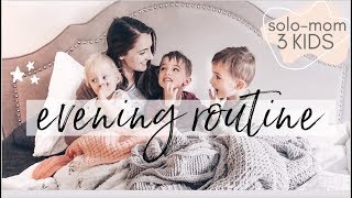 Our Cozy Evening Routine?✨ | Mom Of Three | Solo-Parenting Night Time Routine