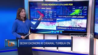 Sedih! Ekonomi RI diramal tumbuh 0%