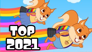 Famille d'Écureuil - Meilleurs épisodes 2021 1 Heure ⏰ Animé 2021 en Français