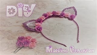 DIY Нежный венок с ушками из фомо✔ Marine DIY Guloyan✔