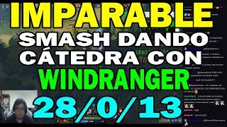 SMASH HACE UN JUEGO PERFECTO CON LA WINDRANGER | DOTA 2 COSAS