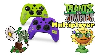 Играю с Настей в РАСТЕНИЯ ПРОТИВ ЗОМБИ на XBOX ONE (Multiplayer) 1 часть