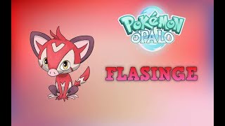 EVOLUCION DE FLASINGE (INICIAL TIPO FUEGO DE POKEMON OPALO)