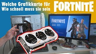 Welche Grafikkarte für Fortnite - Wie schnell muss sie sein - Grafik GFLOPS vergleichen