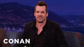 Jim Jefferies Accidentally Gave His Son Food Poisoning  - CONAN on TBS