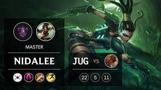 Nidalee Jungle vs Taliyah - KR Master Patch 9.6