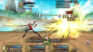[FGO JP] Enmatei Rerun - Yang Guifei Challenge Quest - 3T clear ft Okita Alter