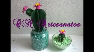 Cactos de e.v.a. sem frisador
