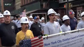 LIVE: 9/11 recovery workers march in NYC