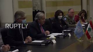Lebanon: Guterres promises UN support in pursuit of 'stable peaceful Lebanon' in Beirut visit