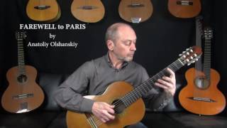 Анатолий Ольшанский ПРОЩАНИЕ С ПАРИЖЕМ