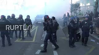 France: Tear gas launched at anti-COVID-vaccine rally in Paris