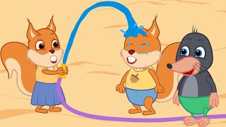 Famille d'Écureuil - Une Fontaine Pour Un Frère Espiègle Dessin Animé 2020 en Français