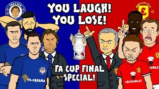 ?CHELSEA vs MAN UTD - You Laugh, You Lose!? (FA Cup Final 2018 Preview)