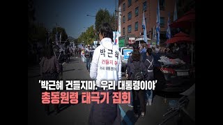 '박근혜 건들지마. 우리 대통령이야'…총동원령 태극기 집회