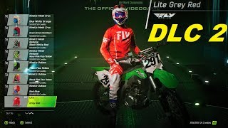 Supercross The Game 2018 | New DLC 2 - Helmets - Skin - Goggles - Boots