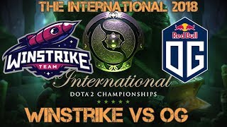 Winstrike  vs OG  game #2 The international 2018