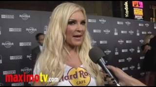 BRIDGET MARQUARDT Interview at HARD ROCK CAFE Hollywood Opening