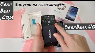 Как включить Cubot Note Plus + обзор  смартфона с gearbest