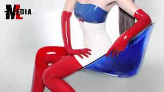 Latex girls Латекс девушки,женское элегантное белье из Latex и кожи