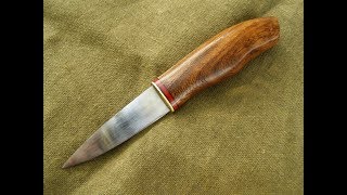 Нож из ролика от подшипника. Knife out of the bearing roller