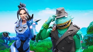 "Neo" and "Detective Merman" Skin *CONCEPT* Showcase with Popular Fortnite Emotes!