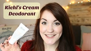 KIEHL'S CREAM DEODORANT REVIEW