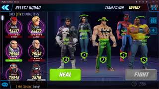 Alpha 4 Raid - K6 City node - Marvel Strike Force