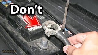 Here's Why You Should Never Disconnect Your Car's Battery Like This