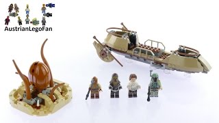 Lego Star Wars 75174 Desert Skiff Escape - Lego Speed Build Review