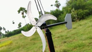 Free Energy Generator Using Wind Turbine