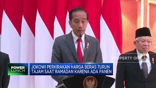 Jokowi Klaim Stok Beras Jelang Ramadan Tak Ada Masalah