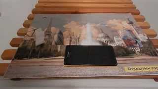 Наклеивание защитного стекла на Lenovo K3 Music Lemon