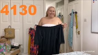ADELESEXYUK TRYING ON HER NEW BLACK TOP