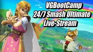 24/7 ULTIMATE: Splat Bros - Rice (Mario, Lucina) Vs. OAK | Big Sean (Bowser) SSBU Pools